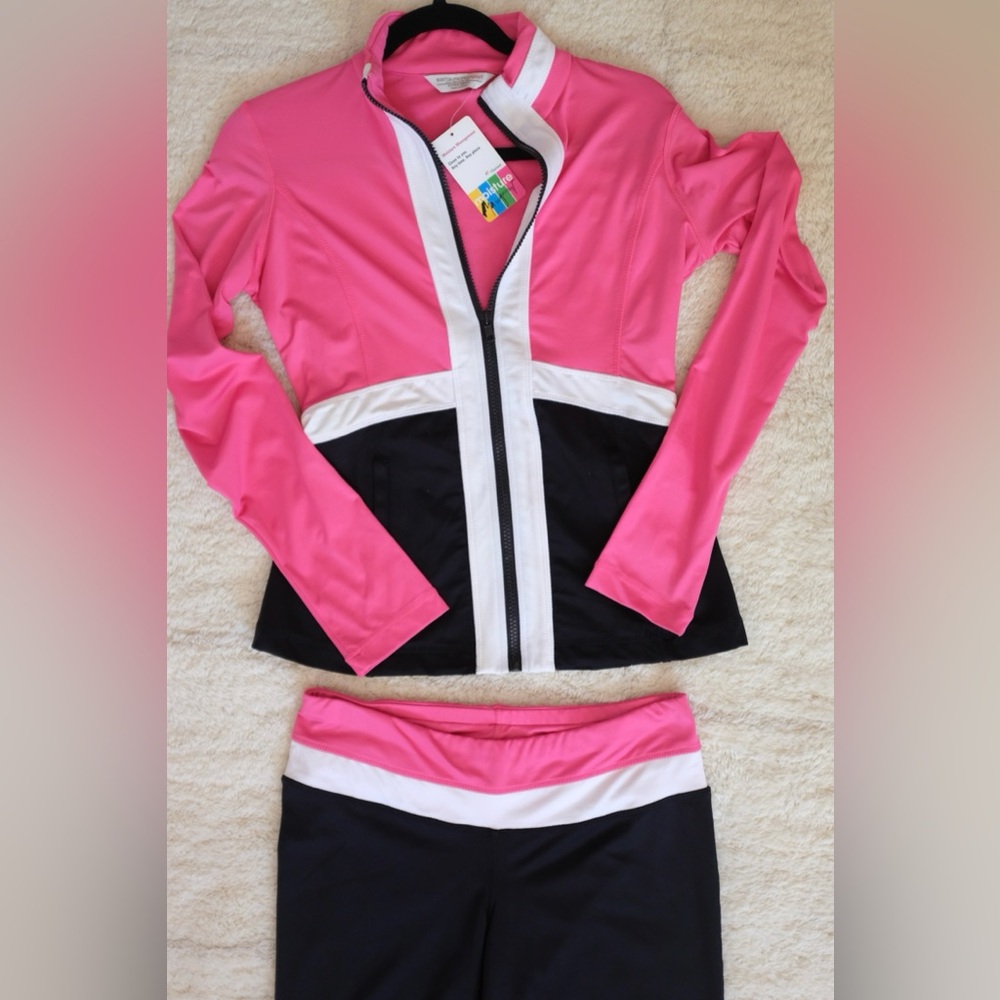 Boston Proper Sport Track Jacket and Pants NWT